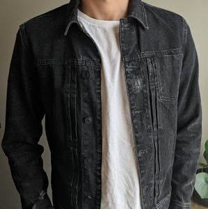 All Saints Black Denim Jacket